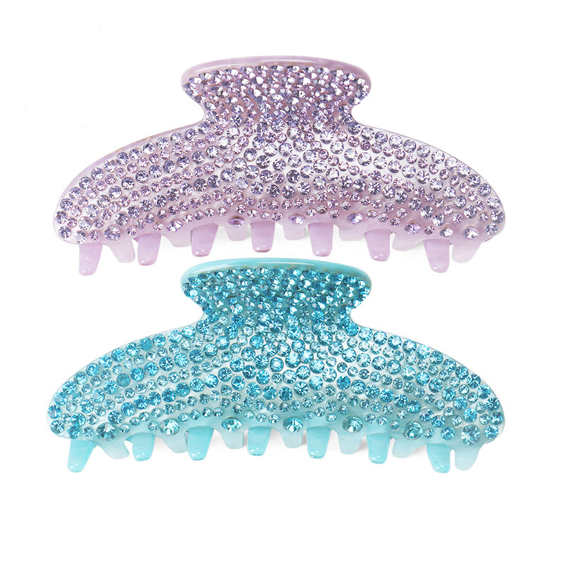 Women'S Work Accessories - Luxury Spark Rhinestones Hair Claw Clip