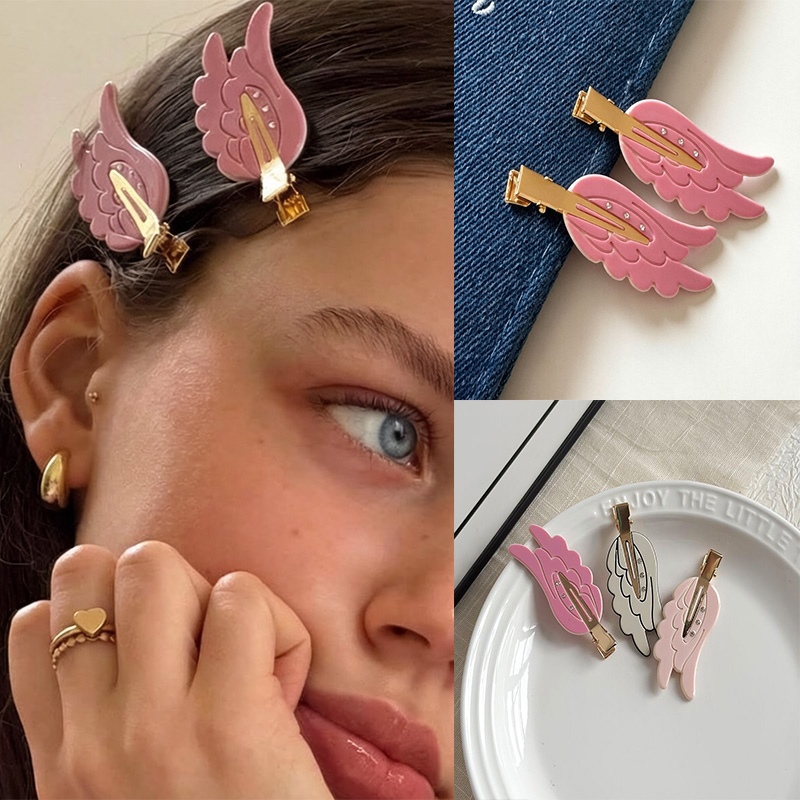 Women'S Vanity Accessories - Cute Wings Hairpin Fun Hair Clips