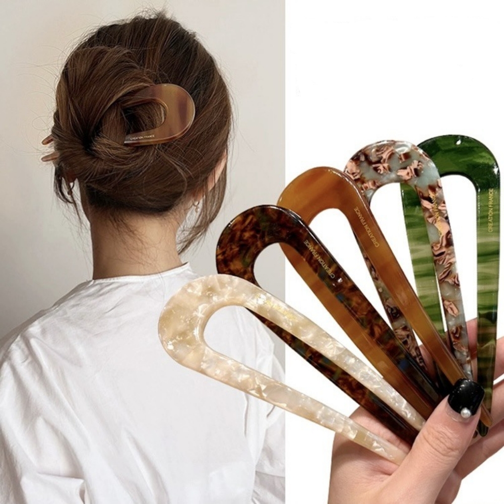 Women Accessories Website - U Shape Hairpins Women French With