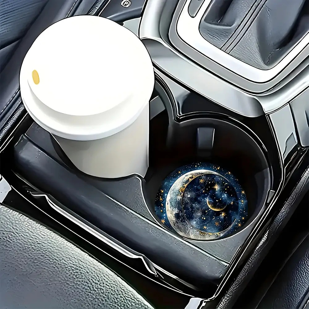 2pcs Starry Night Moon Car Cup - đánh giá và giá Women Accessories Holder