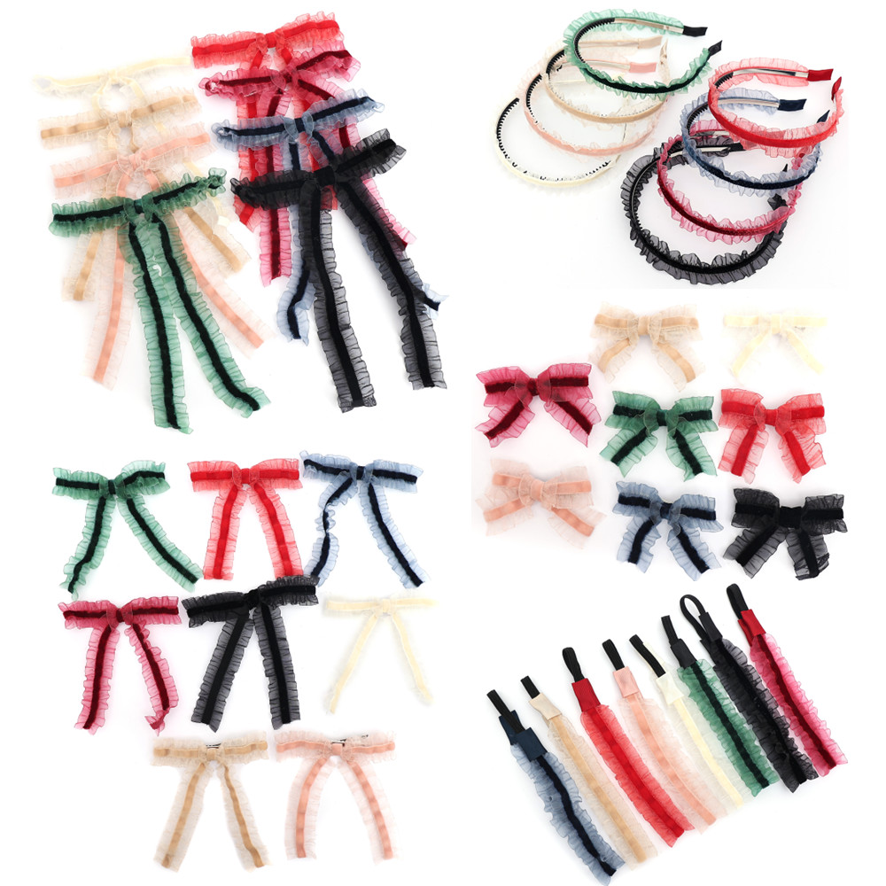 A17 Fashion New ruffle velvet  - đánh giá và giá Hair Tie Velvet