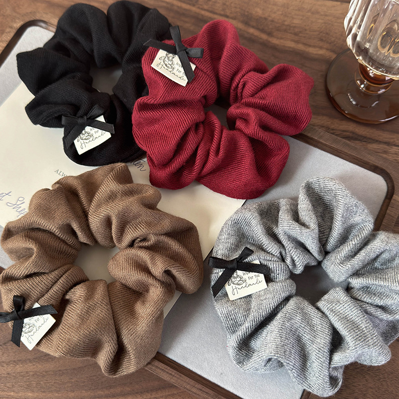 Retro Bows Soft Cotton Hair Sc - đánh giá và giá Hair Tie Velvet