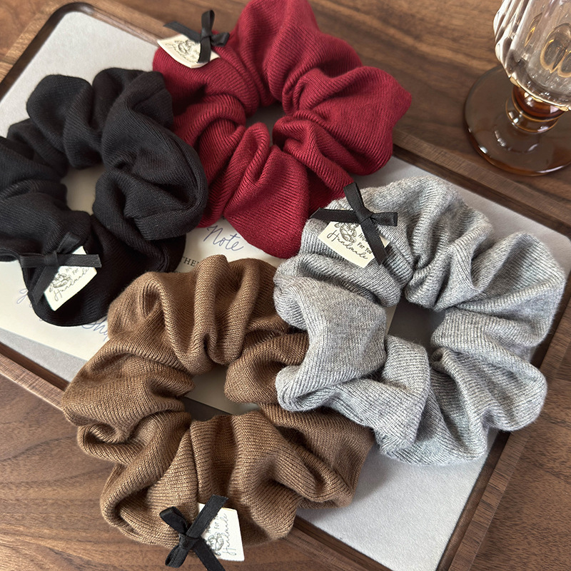 Retro Bows Soft Cotton Hair Sc - đánh giá và giá Hair Tie Velvet