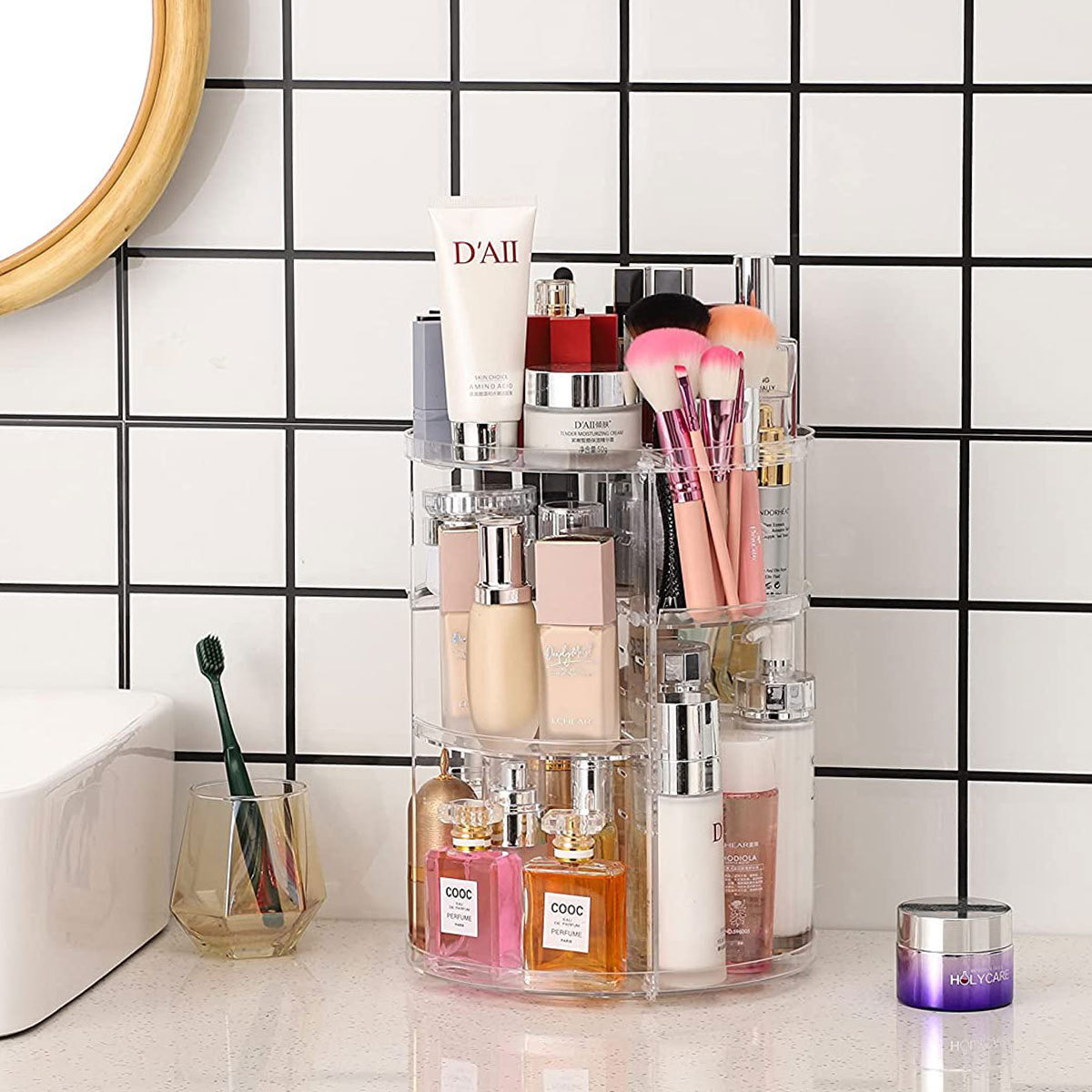 360-Degree Rotating Cosmetic S - đánh giá và giá Women Accessories List