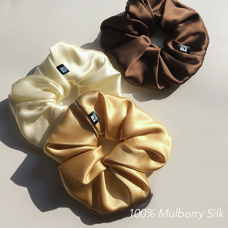 100% Nguyên Chất Dâu Tằm Lụa D - đánh giá và giá Hair Tie Velvet