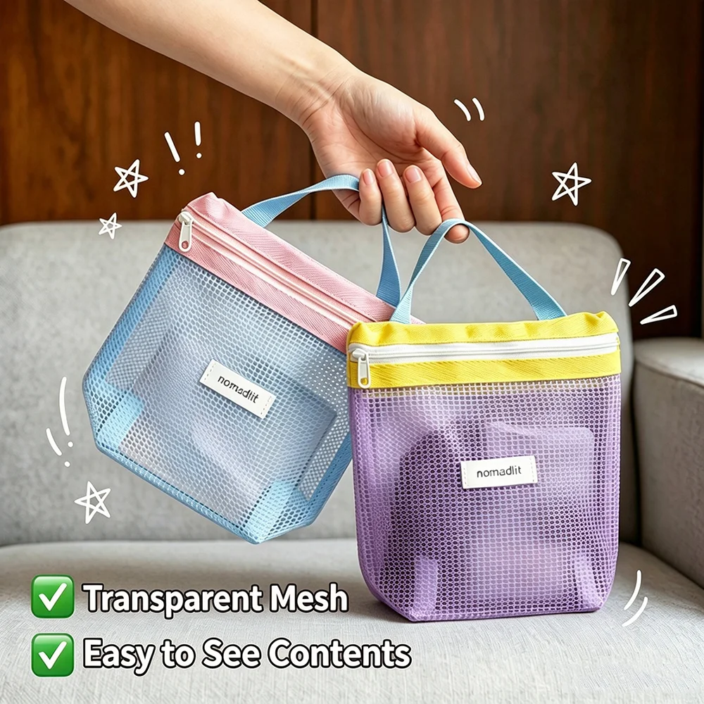 Large Capacity Transparent Mes - đánh giá và giá Women Accessories List