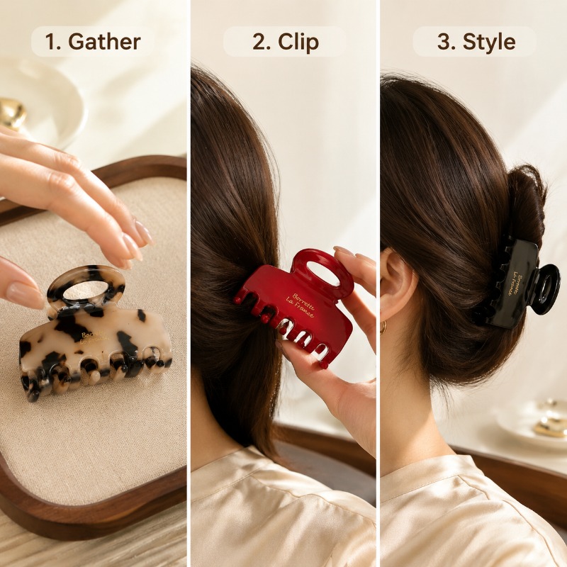 French Medium Hair Claw Clips  - đánh giá và giá Women'S Work Accessories