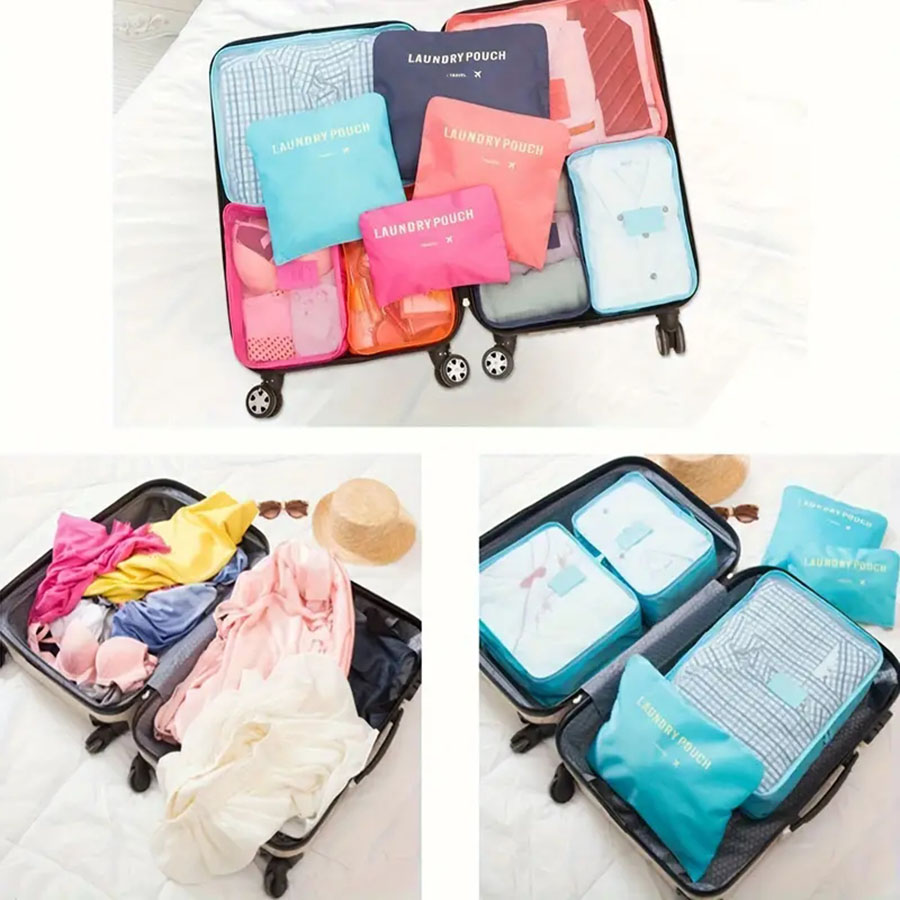 6pcs Travel Organizer Storage  - đánh giá và giá Women Accessories List