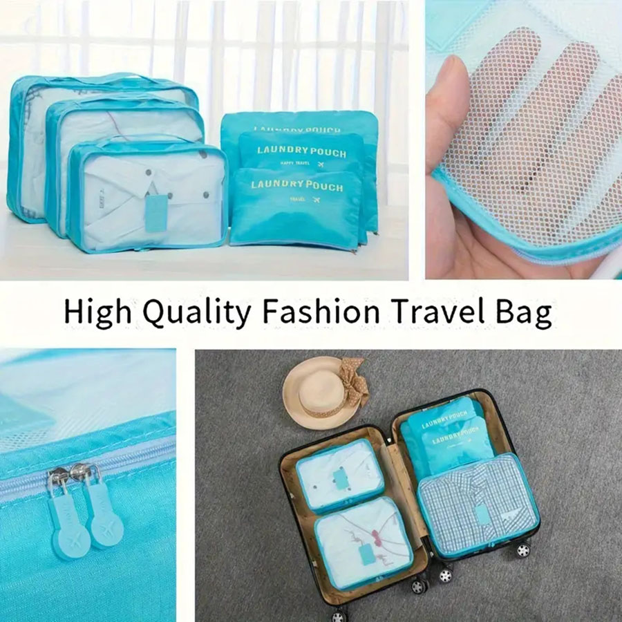 6pcs Travel Organizer Storage  - đánh giá và giá Women Accessories List