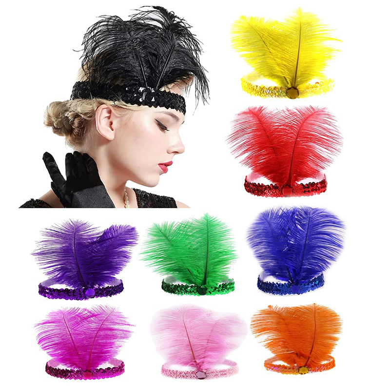 Sequins Feather Crystal Headba - đánh giá và giá Women Accessories India
