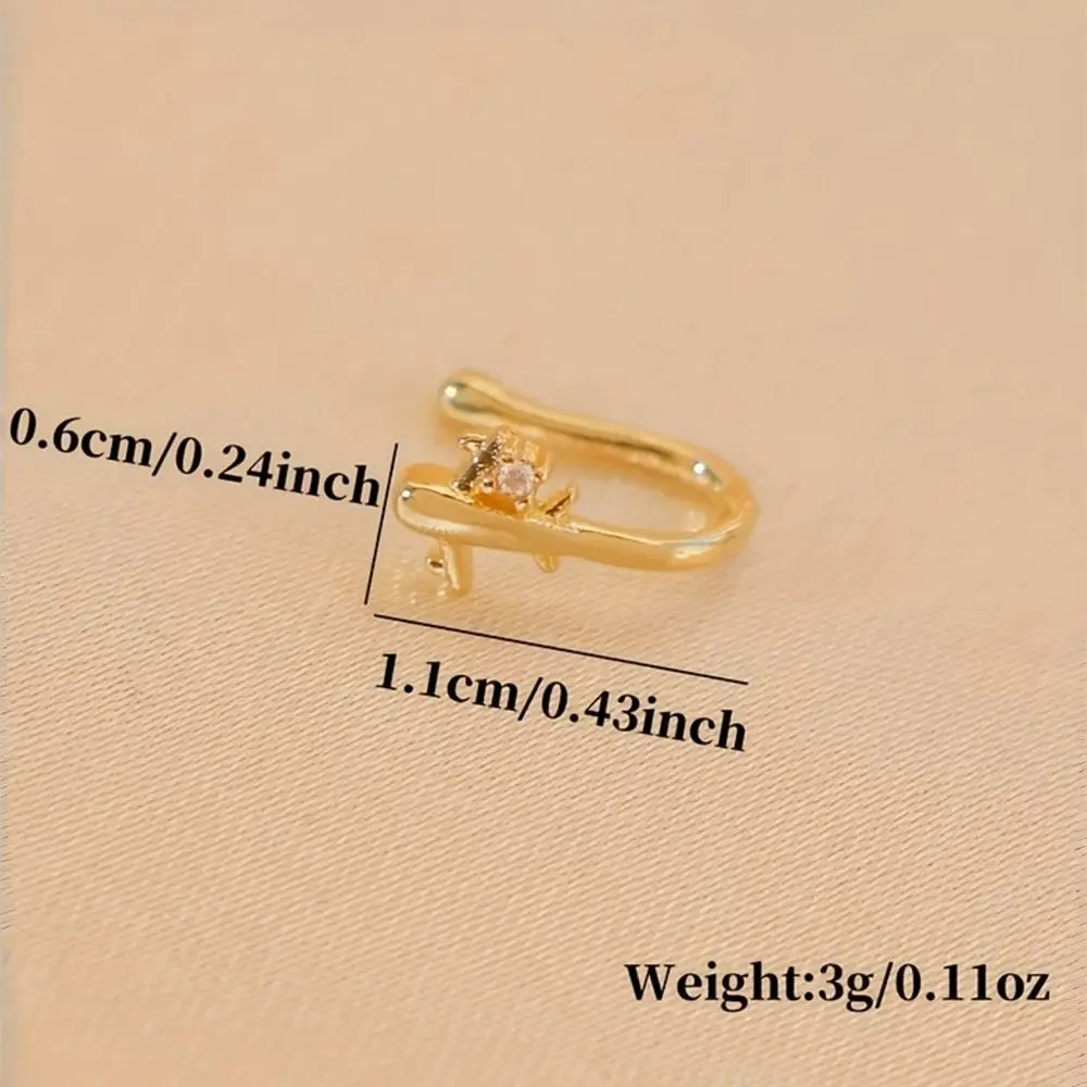 1PC Airplane Design No Piercin - đánh giá và giá Women Accessories Sale