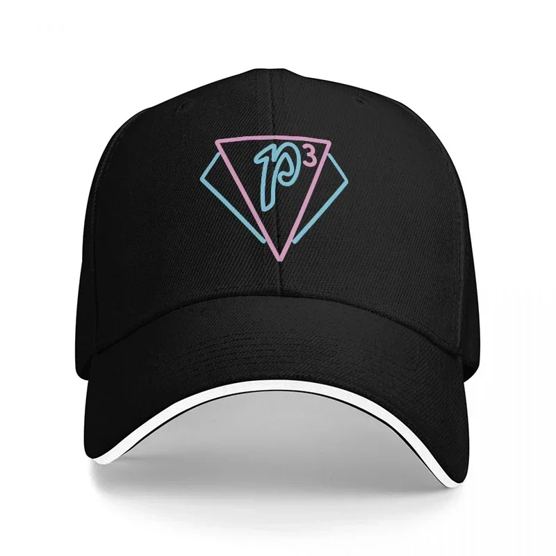 New P3 Logo Baseball Cap Black - đánh giá và giá Women Accessories Logo Design