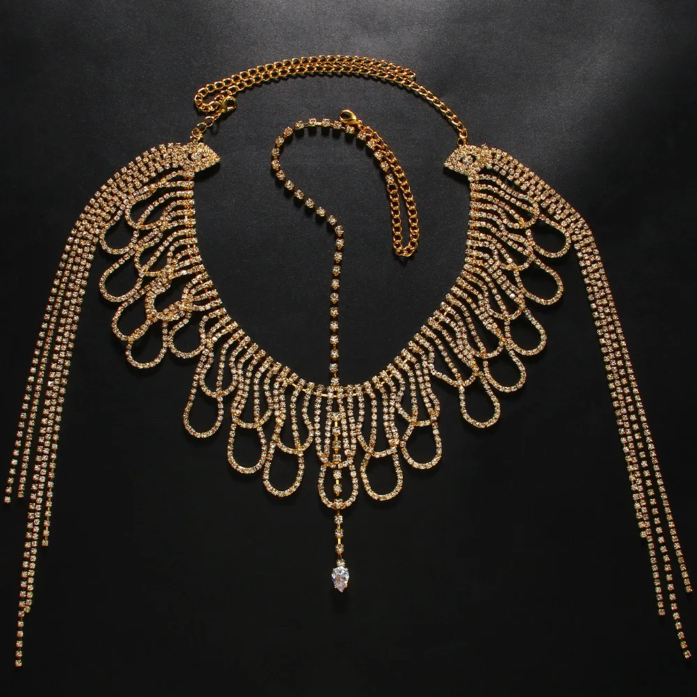Multilayer Rhinestone Fringe H - đánh giá và giá Women Accessories India