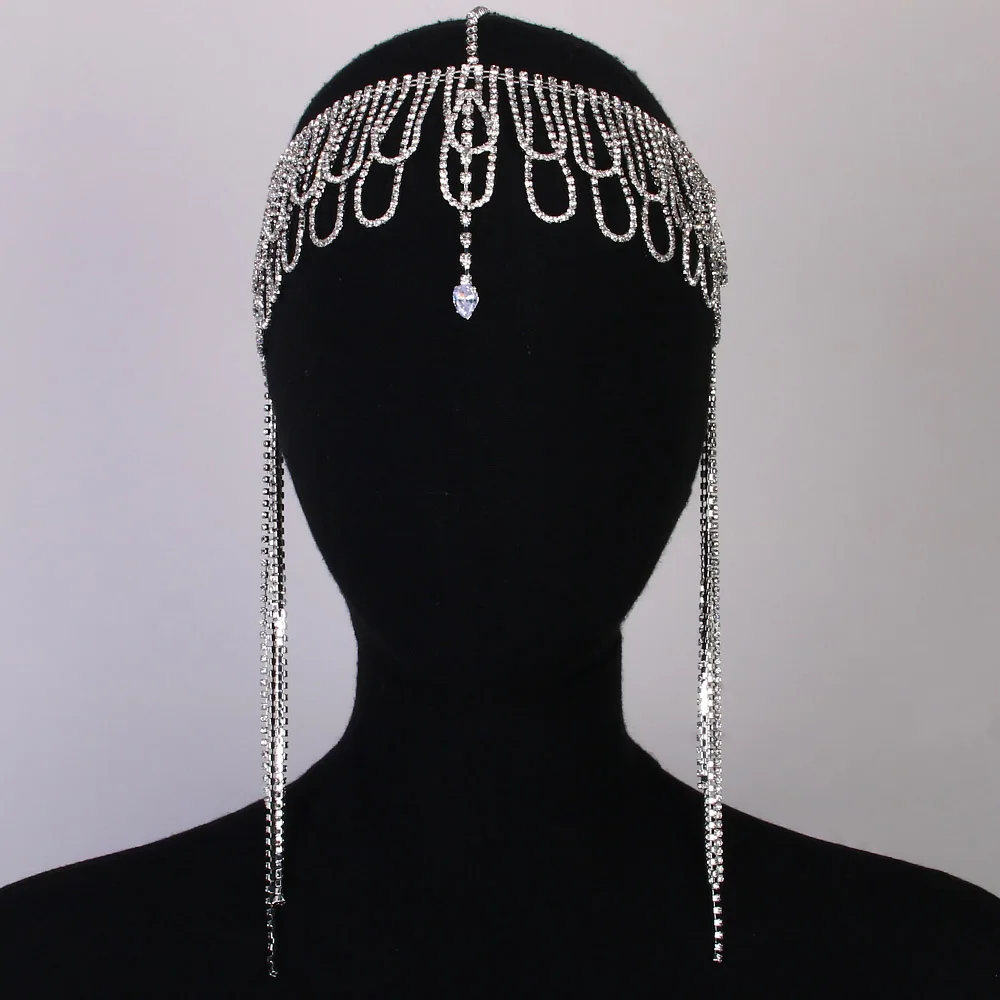 Multilayer Rhinestone Fringe H - đánh giá và giá Women Accessories India
