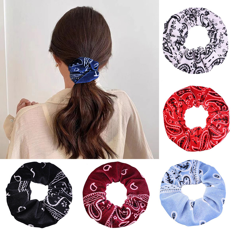 3PCS/4PCS/7PCS Velvet Paisley  - đánh giá và giá Hair Tie Velvet