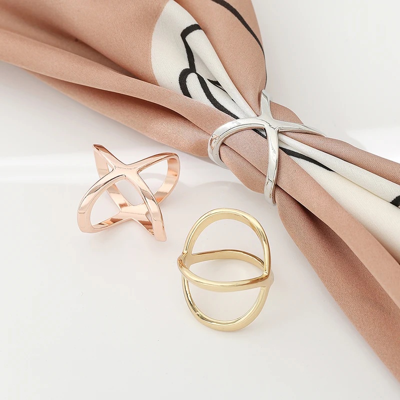New Cross Scarf Clip X Shape M - đánh giá và giá Women Accessories Holder