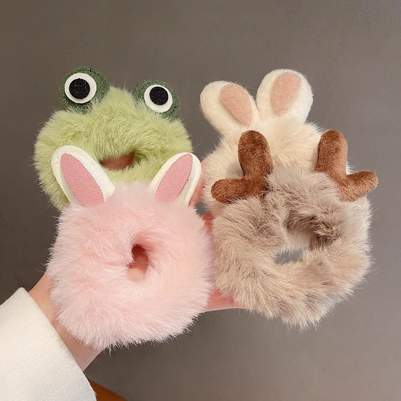 Plush Bunny Scrunchies 1 Pc Wi - đánh giá và giá Hair Tie Velvet