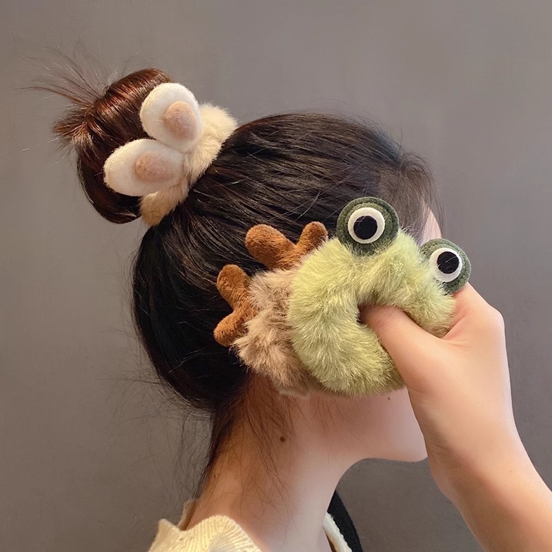 Plush Bunny Scrunchies 1 Pc Wi - đánh giá và giá Hair Tie Velvet