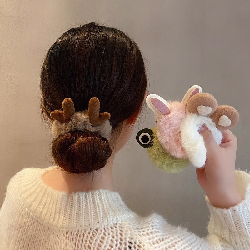 Plush Bunny Scrunchies 1 Pc Wi - đánh giá và giá Hair Tie Velvet