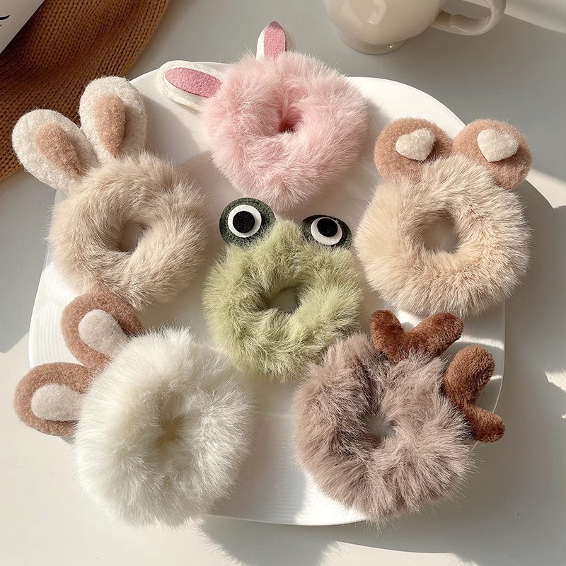 Plush Bunny Scrunchies 1 Pc Wi - đánh giá và giá Hair Tie Velvet