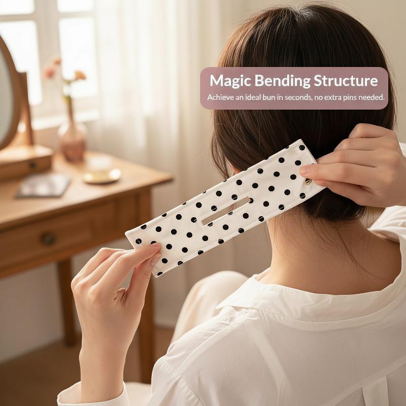 Polka Dot Hair Bun Maker Cute  - đánh giá và giá Women'S Work Accessories