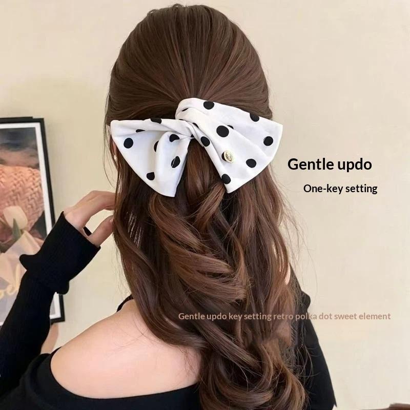 Polka Dot Hair Bun Maker Cute  - đánh giá và giá Women'S Work Accessories