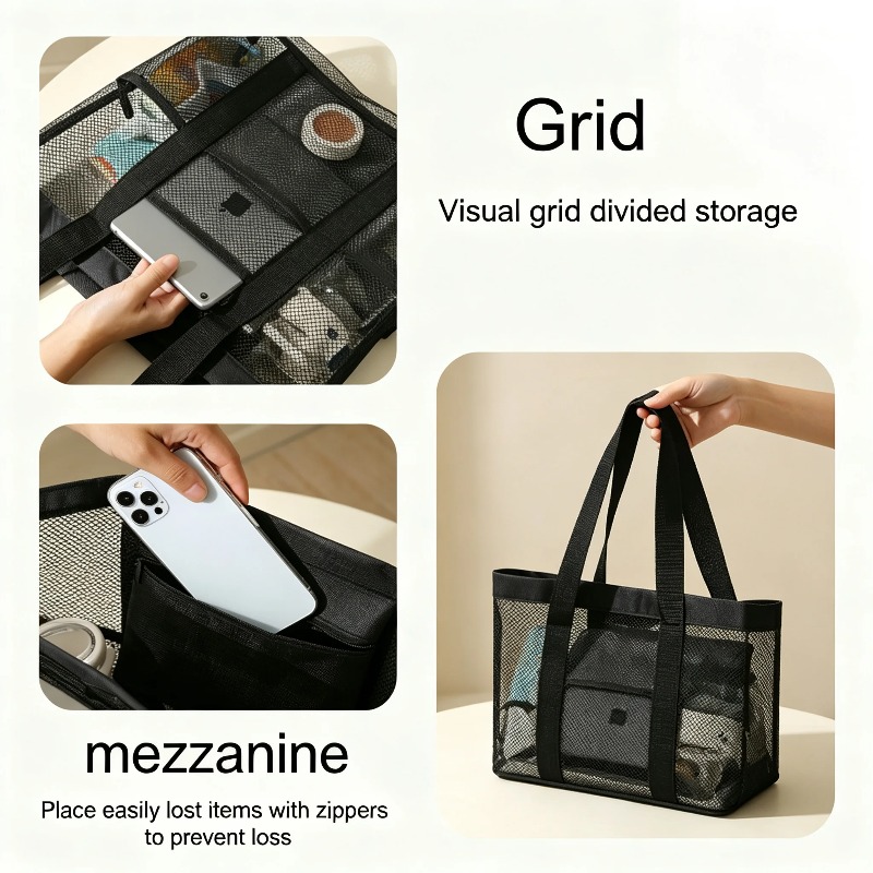 Beach Tote Bag Packaging Makeu - đánh giá và giá Women Accessories List