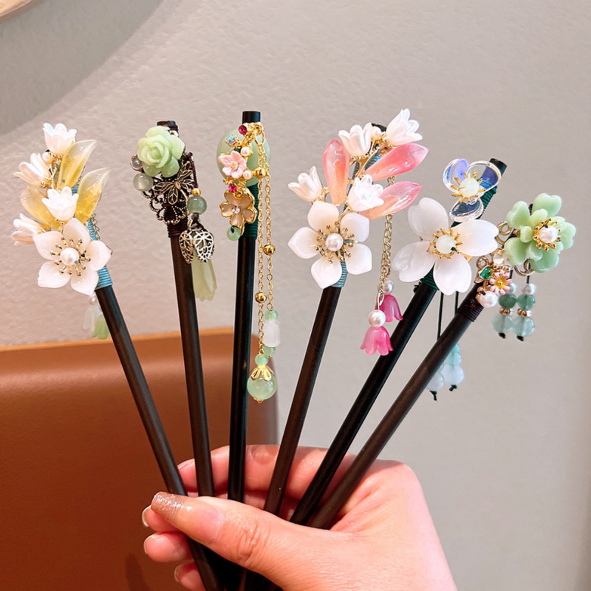 Exquisite Flower Tassel Wooden - đánh giá và giá Women Accessories For Hand