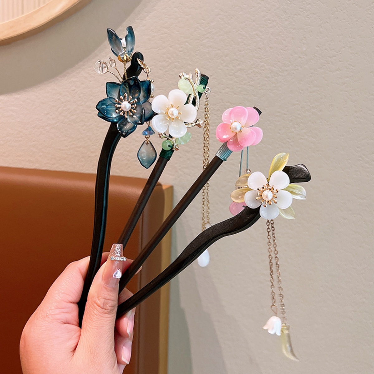 Exquisite Flower Tassel Wooden - đánh giá và giá Women Accessories For Hand