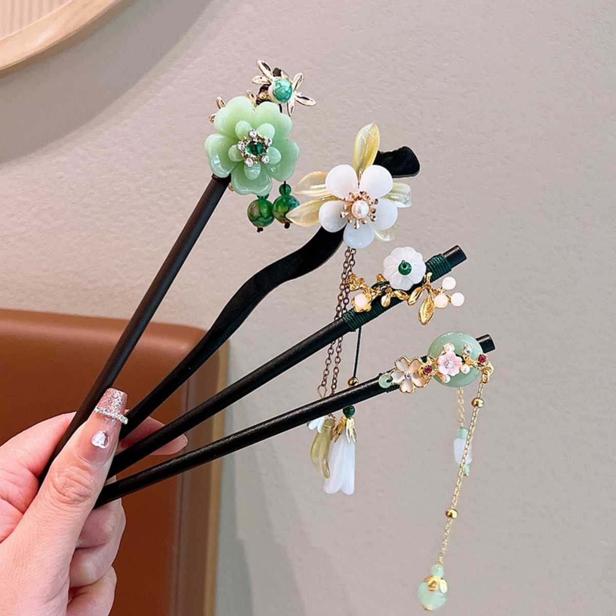 Exquisite Flower Tassel Wooden - đánh giá và giá Women Accessories For Hand