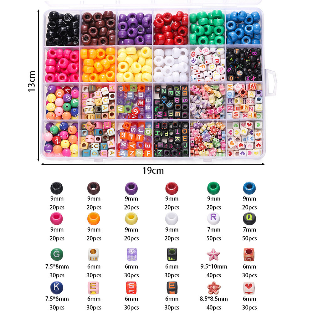 1 Box Colorful Acrylic Pony Be - đánh giá và giá Women Accessories Holder